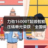 力劲16000T超级智能压铸单元荣获“全国铸造装备创新奖”（图2）