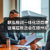 联泓格润一体化项目建设高层推进会在滕州举行（图3）