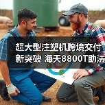 超大型注塑机跨境交付新突破 海天8800T助法国工厂升级（图1）