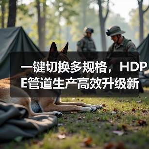 一键切换多规格，HDPE管道生产高效升级新方案（图2）
