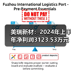 美瑞新材：2024年上半年净利润3123.53万元 同比下降39.04%（图4）