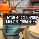 净利增长40%！聚氨酯材料龙头汇得科技上半年业绩发布（图4）