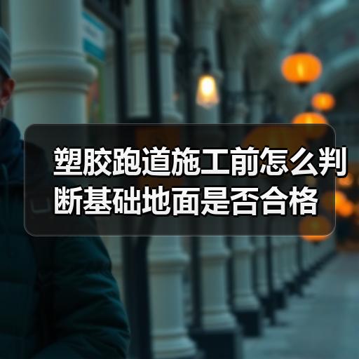 塑胶跑道施工前怎么判断基础地面是否合格
