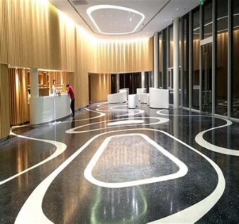 晟胜地坪材料产家环氧磨石地坪能否撑起高端酒店颜值？